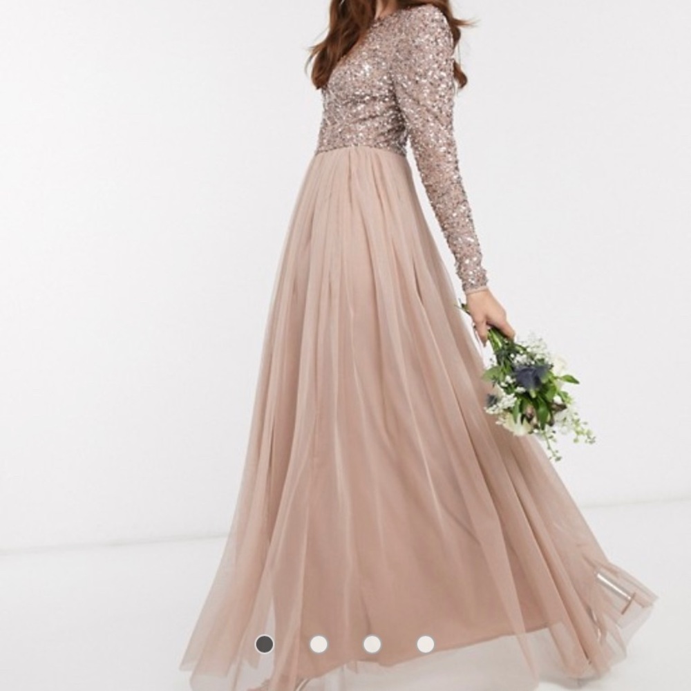 Pink bridesmaid dress